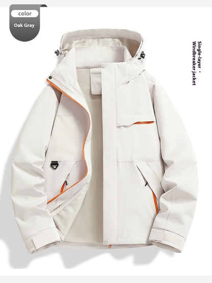 Spring And Autumn New Single Layer Shell Jacket Windproof Waterproof Outdoor Sports Cycling Clothing