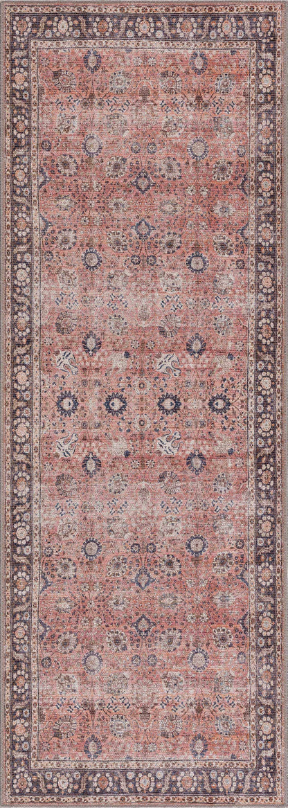 Ganyangan Red Washable Rug