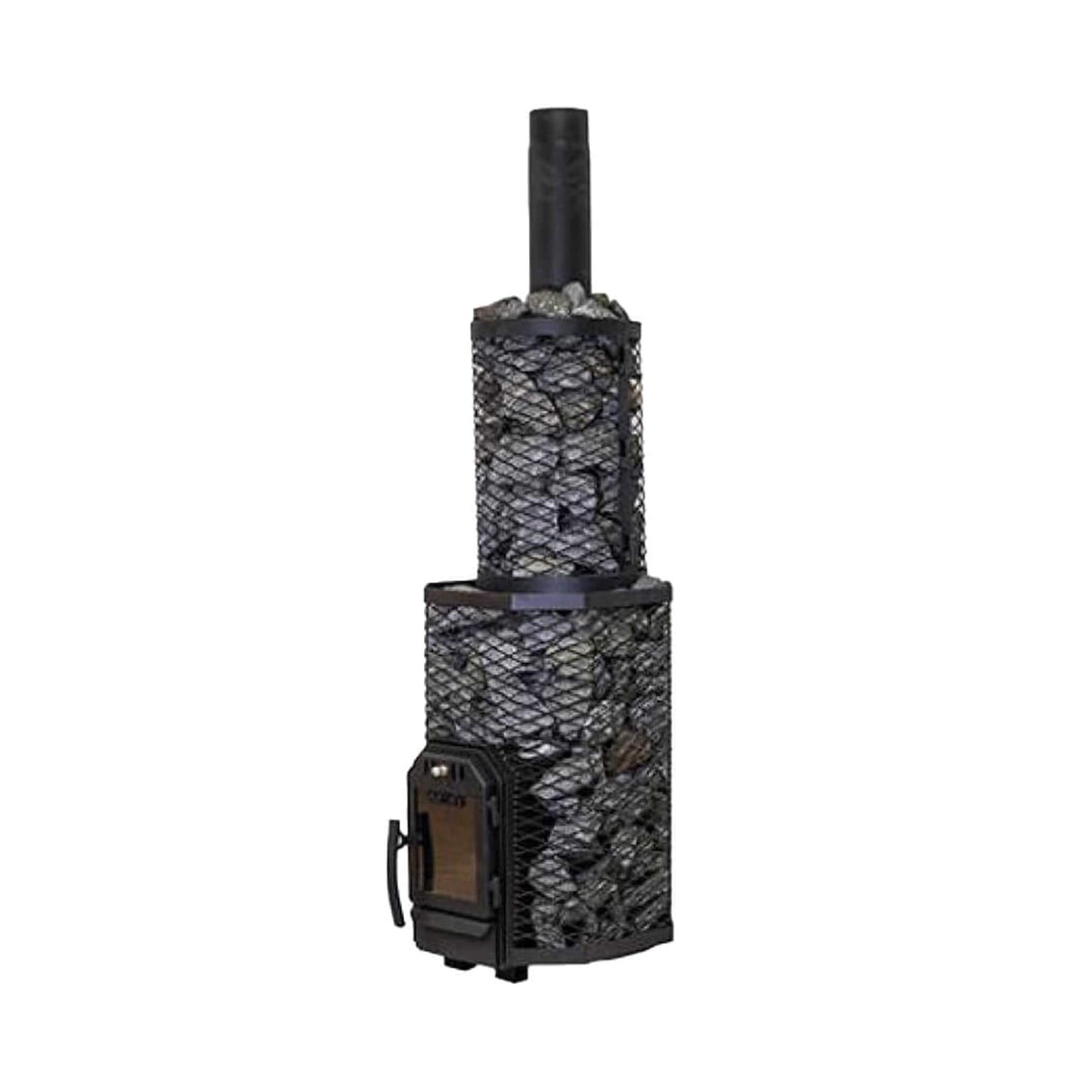 Cozy Heat Wood-Burning Floor Mount Sauna Stove With Chimney Kit And Sauna Stones [COZY] (SAK57382)