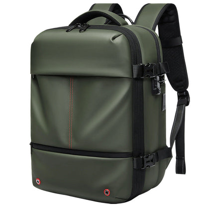 High-Capacity Water-Resistant Expandable Laptop Bag For Business Travel