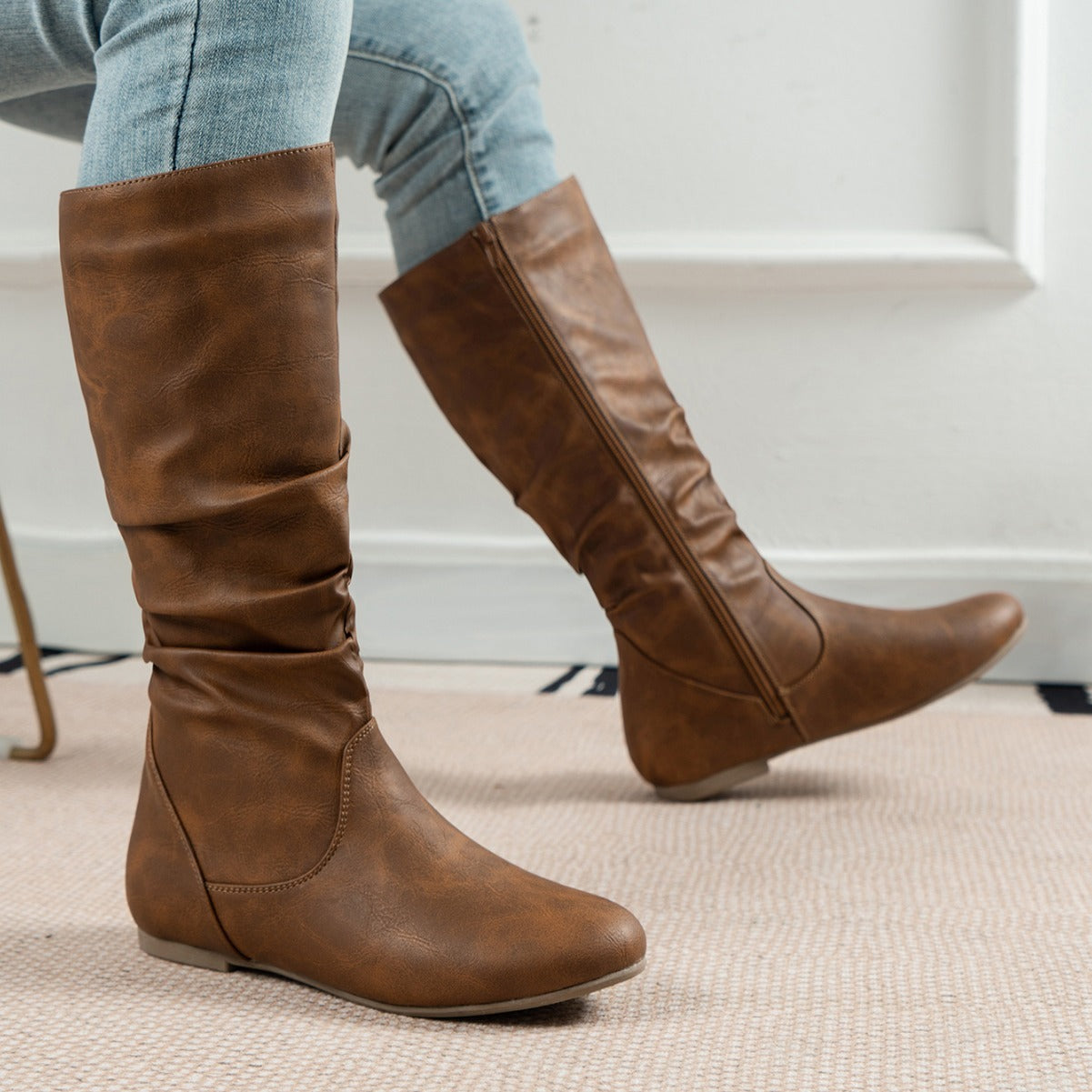 Fashion Middle Women's Western Cowboy Boot