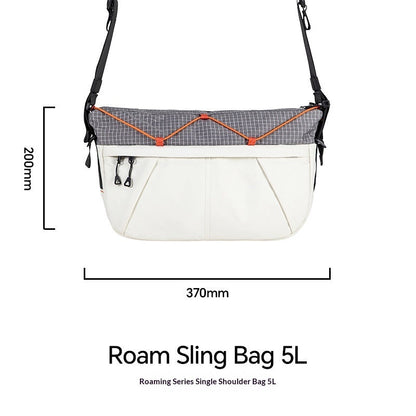 Portable Large-Capacity Crossbody Bag Contrasting Colors Versatile Travel Shoulder Bag