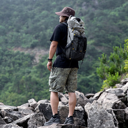 Outdoor Mountaineering Bag 35L Hiking Large Capacity Backpack