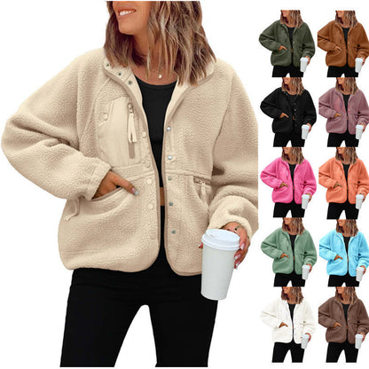 Polar Fleece Sports And Leisure Sweater Jacket Top