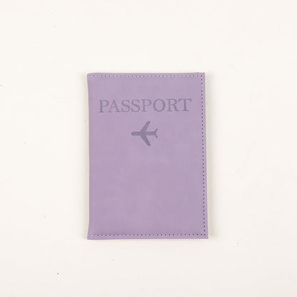Leather Passport Protective Case With Large Capacity