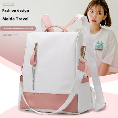 Anti-theft Backpack Soft Texture Large Capacity Women's Backpack Out Travel Bag Tide