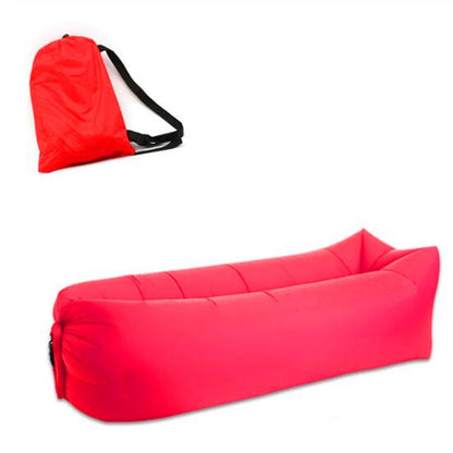 Inflatable Lazy Sofa Outdoor Beach Camping Sleeping Bag Airbed Portable Air Sofa