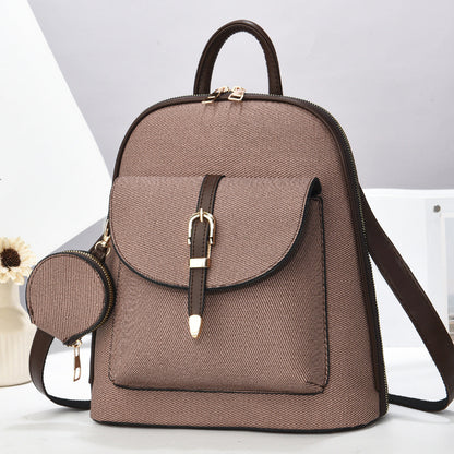 Multi-functional One-shoulder Ladies Travel Backpack Crossbody