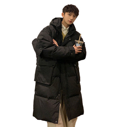 Fashion Mid-length Couple Down Jacket