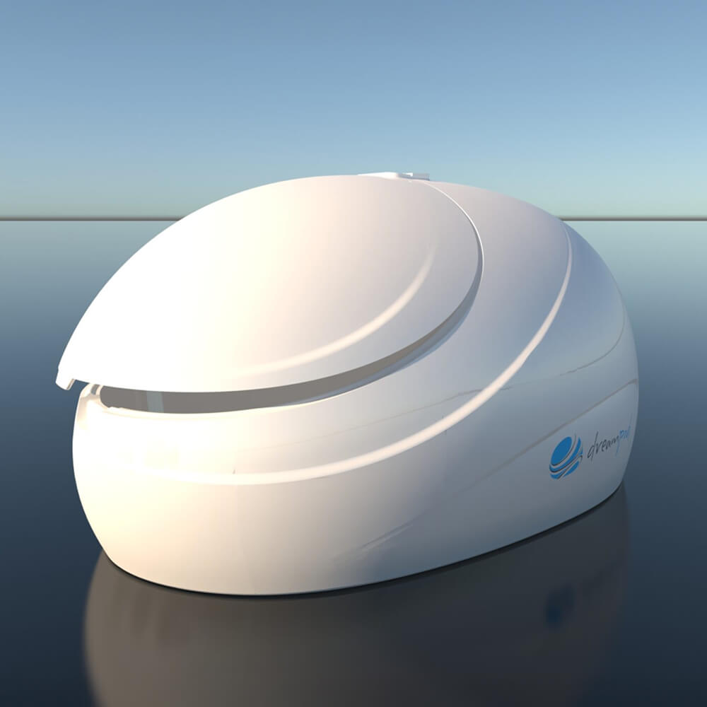 Dreampod Sport Commercial Home Flotation Sensory Isolation Tank Pod Spa [DPFP205WPE] (SAK25948)
