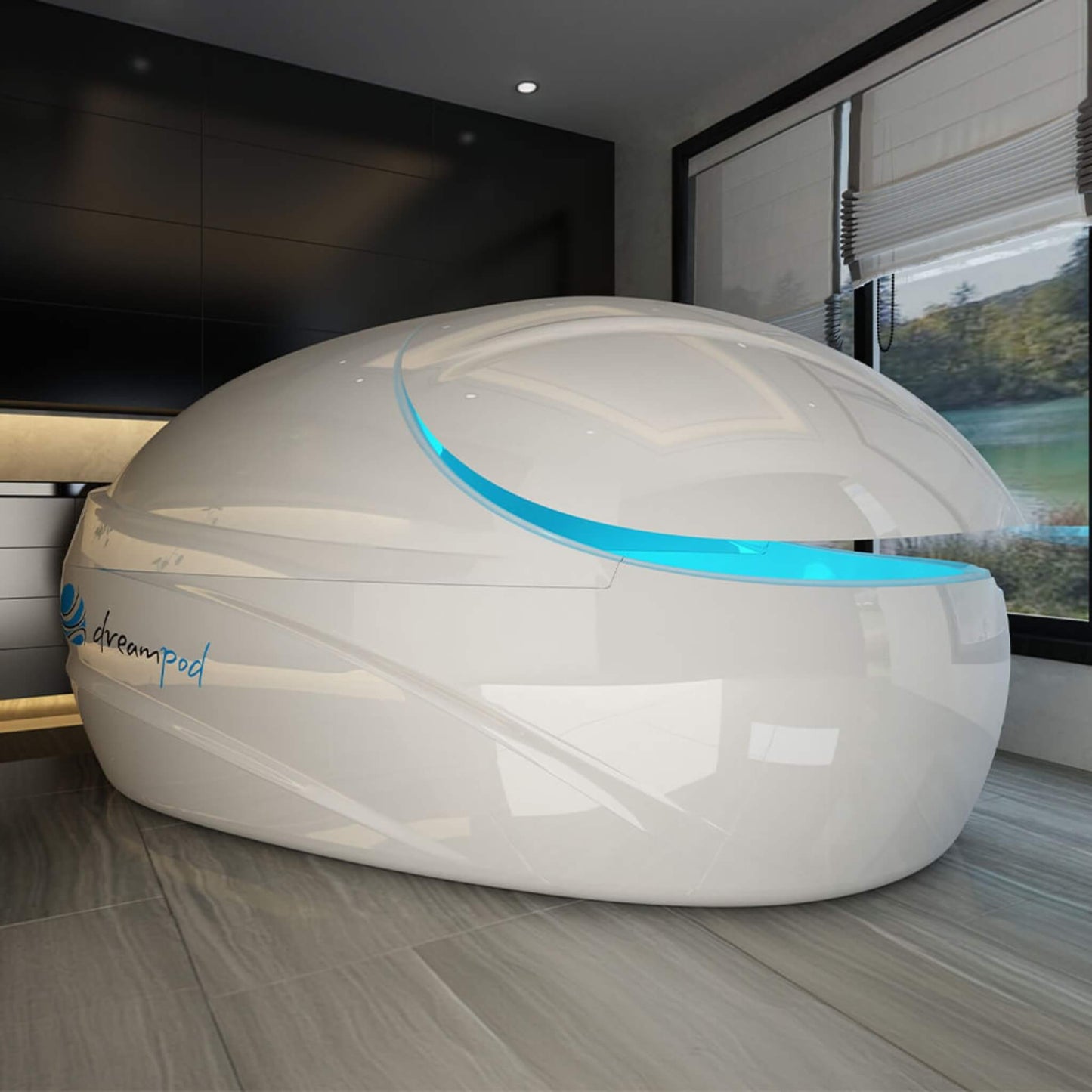 Dreampod Vmax Commercial Home Flotation Sensory Isolation Tank Pod Spa [DPFP202WPE] (SAK95142)