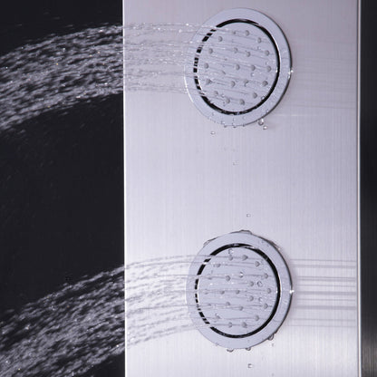 47 Inch Stainless Shower Panel with Massage Jets Hand Shower