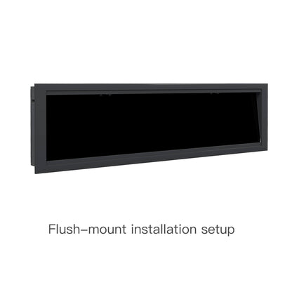 Dynasty Allegro 82-Inch Flush Mount Smart Linear Electric Fireplace [DY-BFM82] (SAK29014)