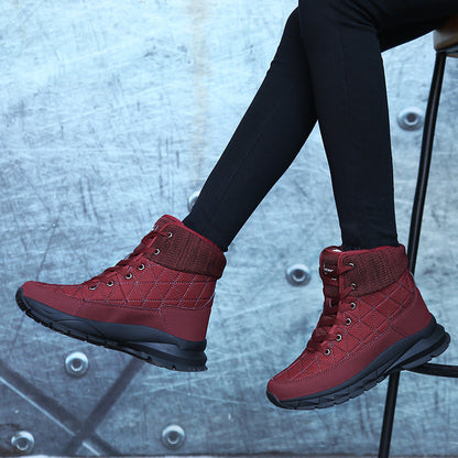 Non-slip Outdoor Warm Cotton Shoes Plus Size Women's Boots