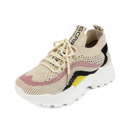 Stylish And Lightweight Soft Bottom Sports Women's Casual Shoes