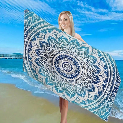 Creative Printing Quick-drying Microfiber Beach Towel