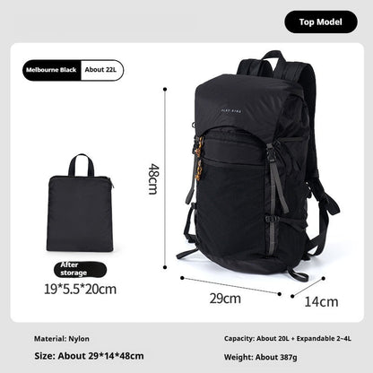 Outdoor Professional Waterproof Mountaineering Backpack Flip Hiking Backpack