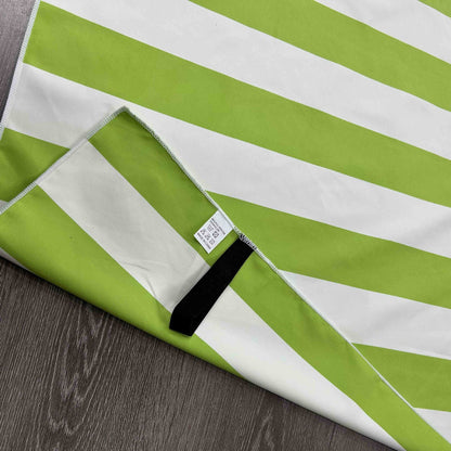 Striped Quick-drying Bath Towel Double-sided Velvet Beach Sports Hood