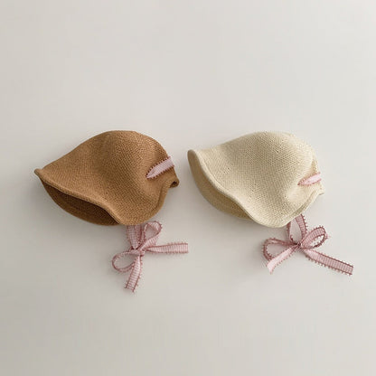 Sun-proof Vacation Beach Straw Hat For Girls