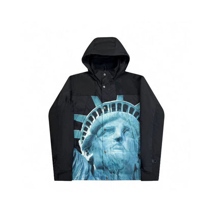 Stitching Nylon Stand Collar Shell Jacket Waterproof Windproof Jacket