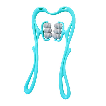 1Pc Neck Roller Massager 360 Rotatable Trigger Point Roller Portable Massager With 6 Balls For Neck Leg Thigh Foot Pain Relief