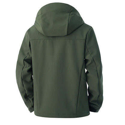 Soft Shell Men's Windproof Waterproof Outdoor Shell Jacket