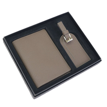 First Layer Cowhide Simple And Portable Vaccine Certificate Passport Holder