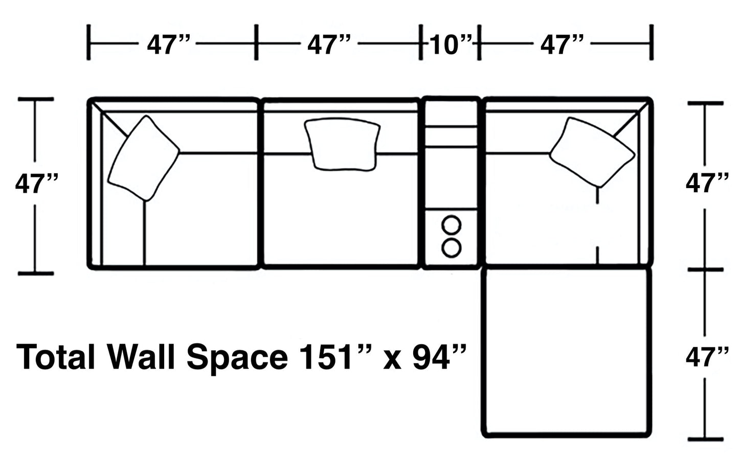 Posh - Modular Sectional And Ottoman
