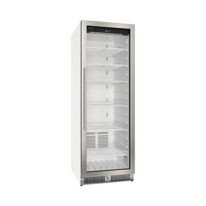 Edgestar 24-Inch 13.7 Cubic Feet Commercial Beverage Merchandiser With Temperature Alarm And Reversible Door [VBM131SS] (SAK62395)