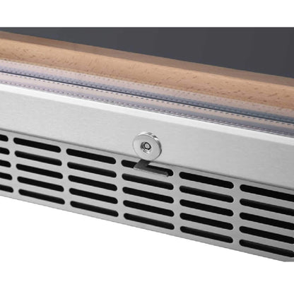 Edgestar 24-Inch Wide 151 Bottle Capacity Freestanding Single Zone Wine Cooler With Even Cooling Technology (SAK30756)