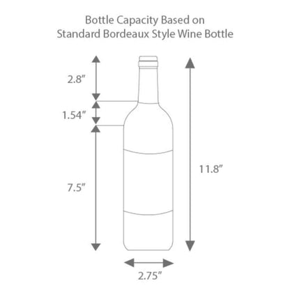 Edgestar 30-Inch Wide 56 Bottle Capacity Built-In French Door Wine Cooler With Door Locks [CWR5631FD] (SAK56381)