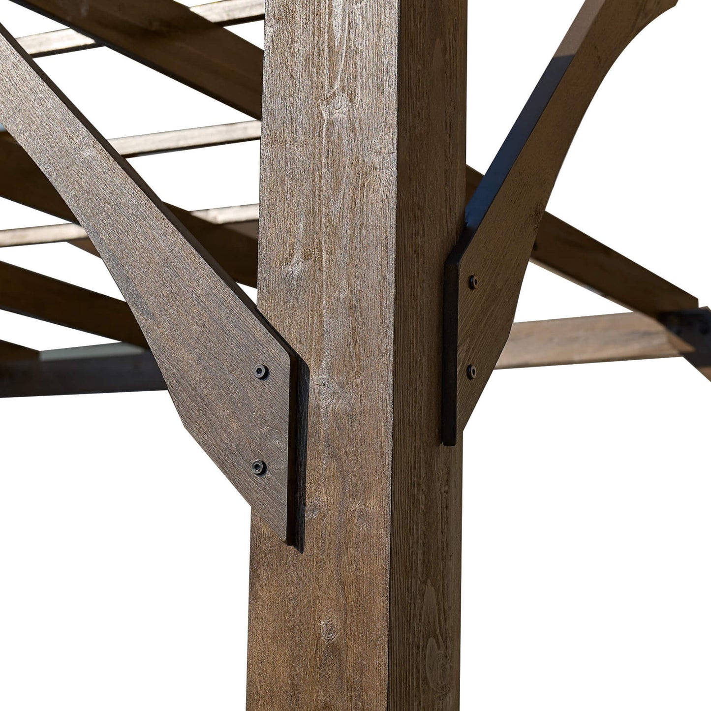 [10X12FT] Alora Premium Outdoor Brown Cedar Wood Pergola For Spacious Patios (SAK45639)