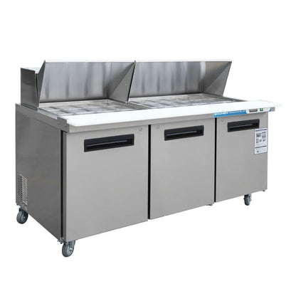 Salad Sandwich Prep Table Refrigerator