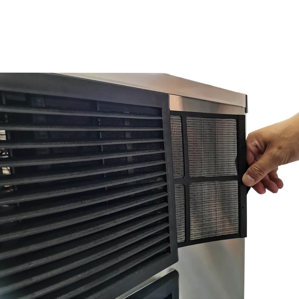 EQCHEN 350 lb Ice Maker, 350 Pound Ice Machine