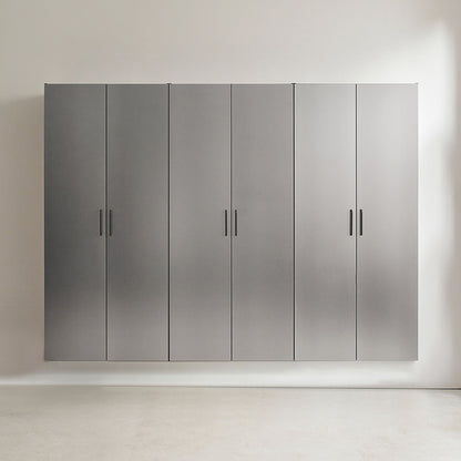 Extra Large Heavy-Duty 96-Inch Garage Cabinet Storage Set With Soft-Close Doors And Adjustable Shelves (SAK74369)