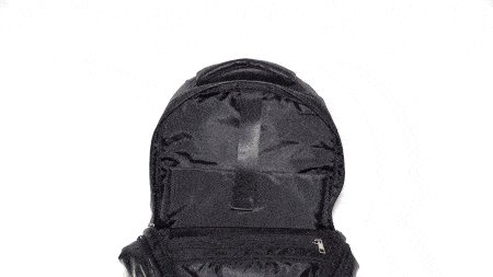 Red Leather Luxury Carry-On Patented Backpack (Only 300 Made)