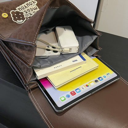 Simple Western-style High-quality Large-capacity Commuter And Street-ready Backpack