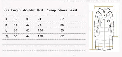 Down Jacket Women's Winter Fashion White Duck Down A- Line Plus Size Lightweight Thermal Turtleneck Down Jacket One Piece Dropshipping