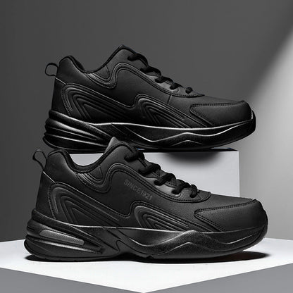 Male Leather Waterproof Leisure Non-slip Wear-resistant Travel Shoes