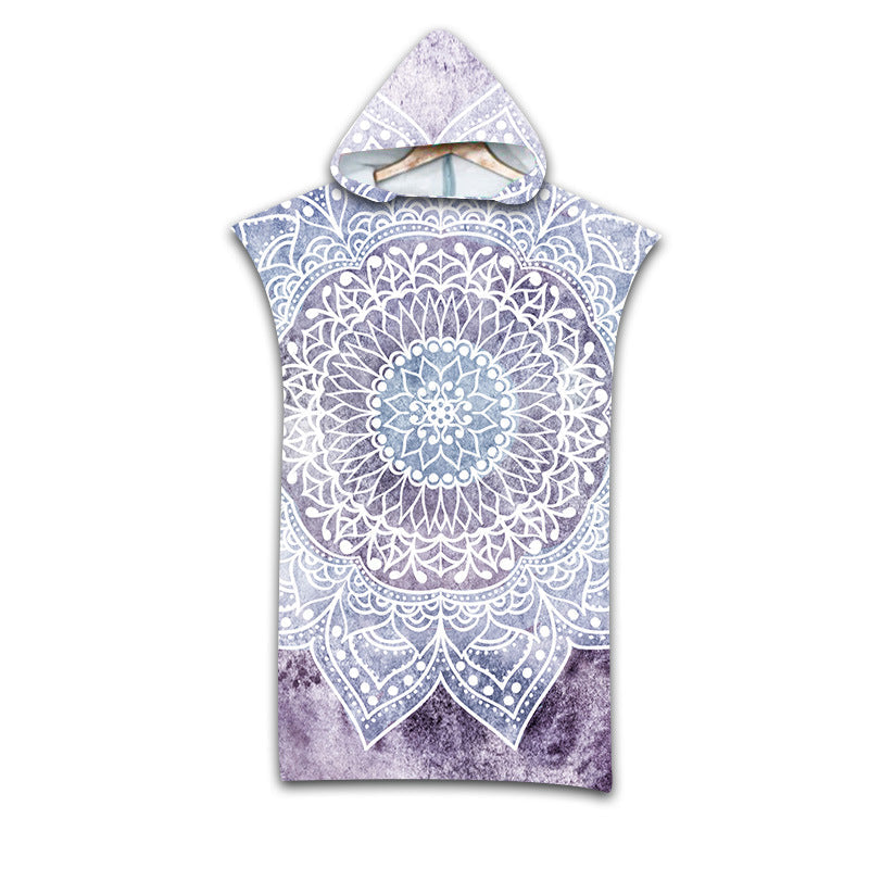 Beach Swimming Printing Wearable Pattern Bath Towel