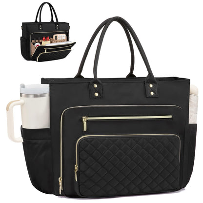 Womens Travel Work Bag With A Large Cup Holder