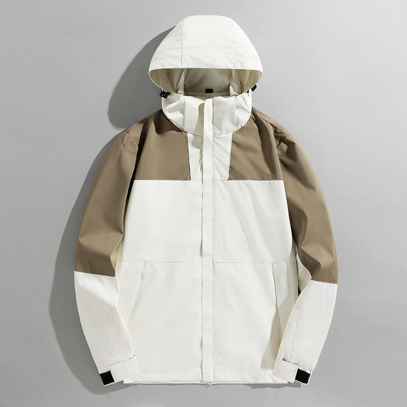Men's High Waterproof Three-in-one Shell Jacket