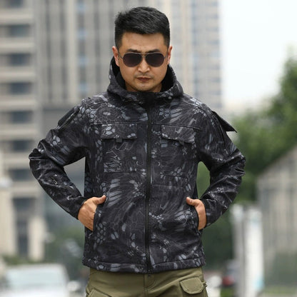 Shell Jacket Camouflage Cold Sports Outdoor Tactics Fleece Sweater