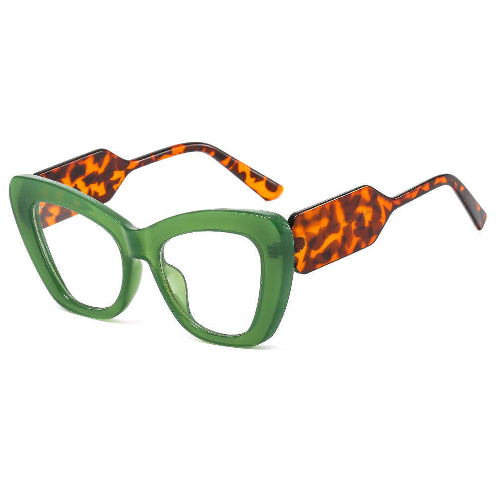 Plain Contrast Color European And American Sun Glasses