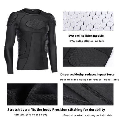 Anti-collision Football Training Suit Equipment Olive Jersey