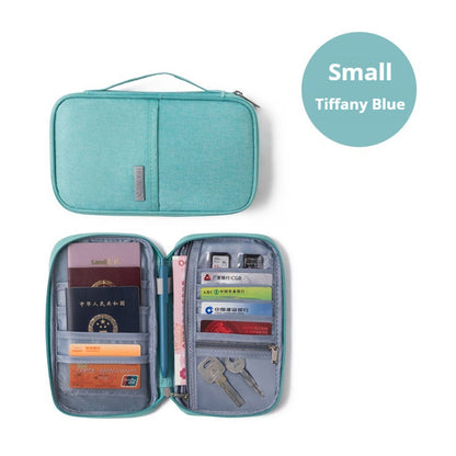 Portable Travel Airplane Waterproof Card Bag