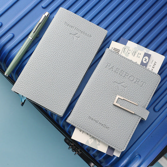 Multiple Card Slots Passport Jacket Leather Travel Agency Luggage Tag Notebook Suit