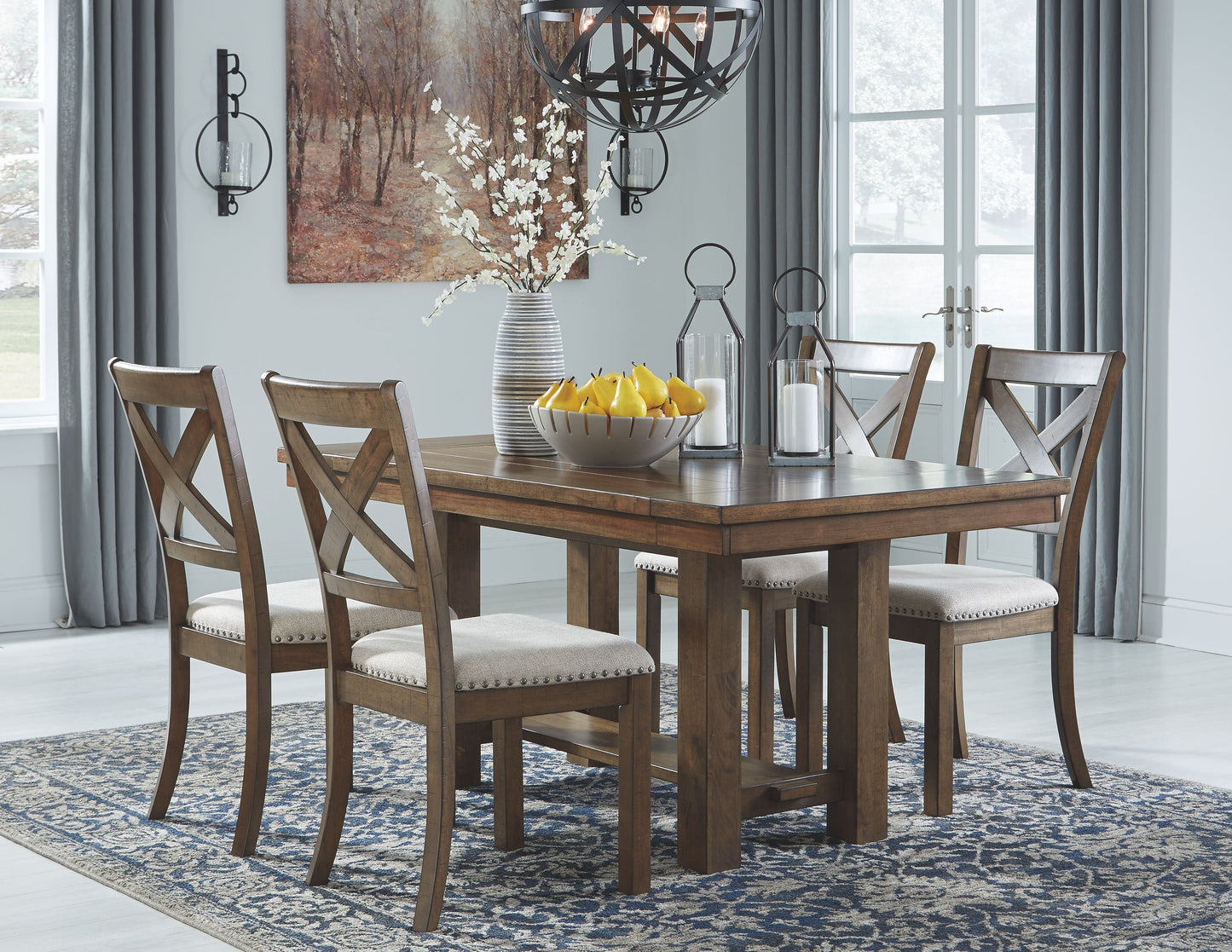 Moriville - Rectangular Dining Room Extension Table - Grayish Brown
