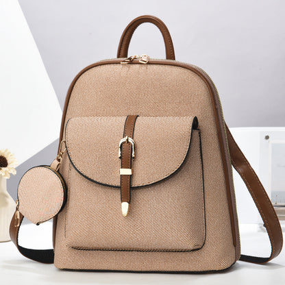 Multi-functional One-shoulder Ladies Travel Backpack Crossbody