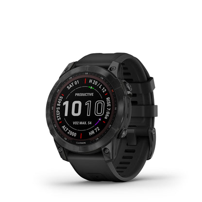 Garmin Fenix 7 Sapphire Solar | Solar Powered Smartwatch w/ Health Features